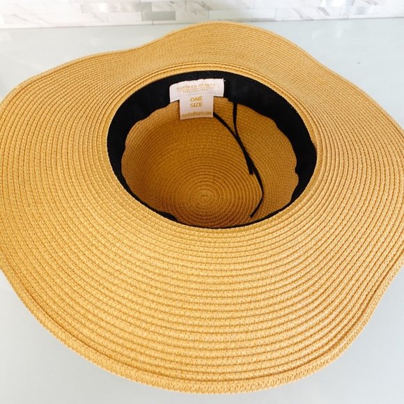 Hundred‎ Hearts Hat Womens Fedora Natural Straw One Size Summer Beach main image 8